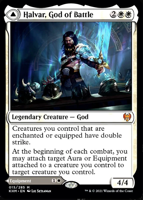 Halvar, God of Battle - KHM - M 