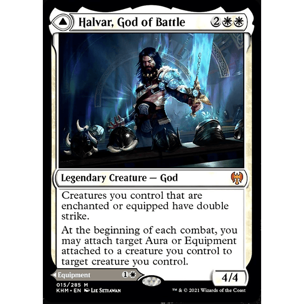 Halvar, God of Battle - KHM - M  1