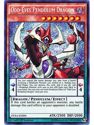 Odd-Eyes Pendulum Dragon - DUEA-EN004 - Secret Rare
