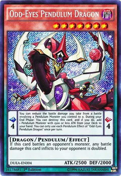 Odd-Eyes Pendulum Dragon - DUEA-EN004 - Secret Rare