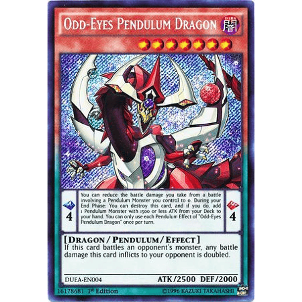 Odd-Eyes Pendulum Dragon - DUEA-EN004 - Secret Rare