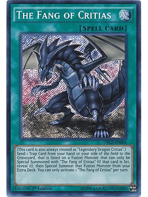 The Fang of Critias - DRL2-EN006 - Secret Rare
