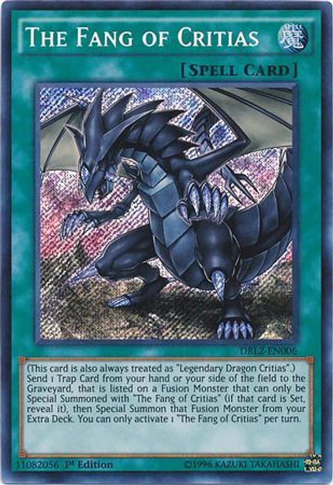 The Fang of Critias - DRL2-EN006 - Secret Rare