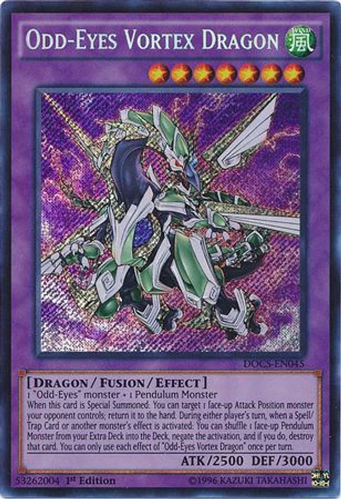 Odd-Eyes Vortex Dragon - DOCS-EN045 - Secret Rare 