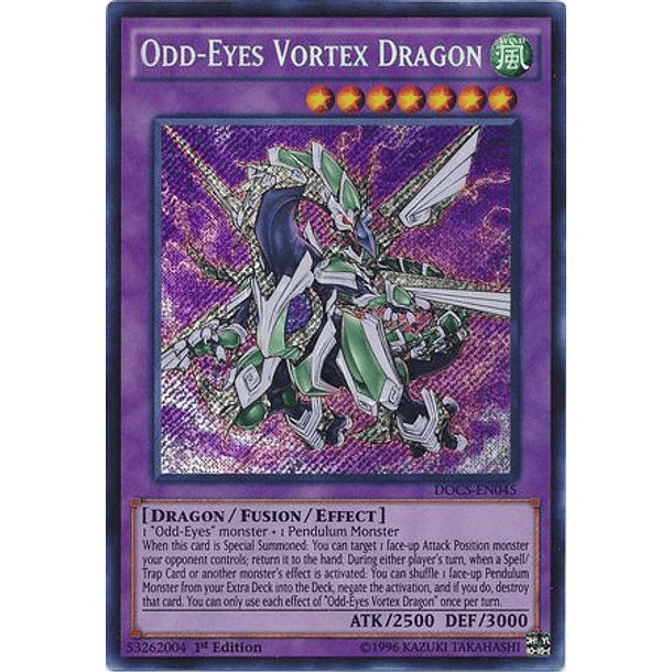 Odd-Eyes Vortex Dragon - DOCS-EN045 - Secret Rare 