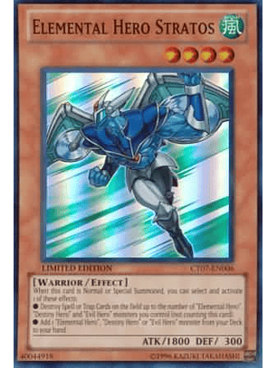 Elemental Hero Stratos - CT07-EN006 - Super Rare