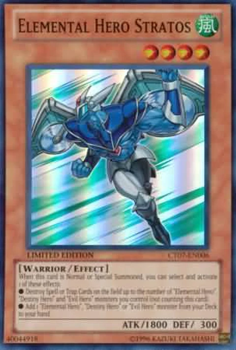 Elemental Hero Stratos - CT07-EN006 - Super Rare