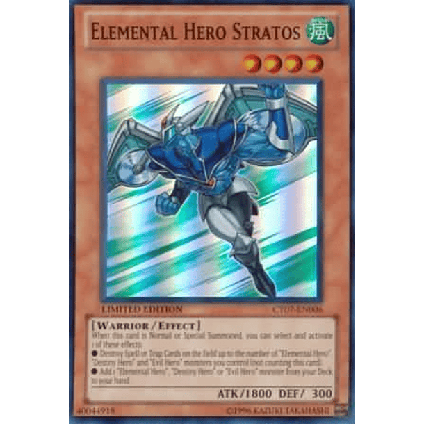 Elemental Hero Stratos - CT07-EN006 - Super Rare