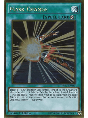 Mask Change - PGL3-EN083 - Gold Rare