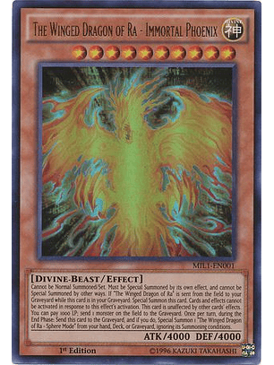 The Winged Dragon of Ra - Immortal Phoenix - MIL1-EN001 - Ultra Rare