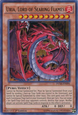 Uria, Lord of Searing Flames - DUSA-EN096 - Ultra Rare 1