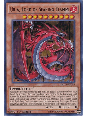Uria, Lord of Searing Flames - DUSA-EN096 - Ultra Rare