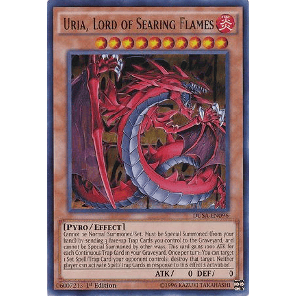 Uria, Lord of Searing Flames - DUSA-EN096 - Ultra Rare