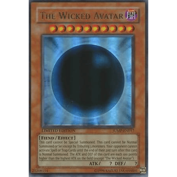 The Wicked Avatar - JUMP-EN017 - Ultra Rare