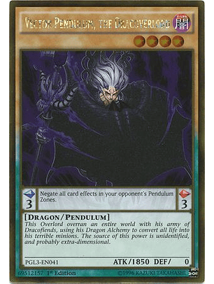 Vector Pendulum, the Dracoverlord - PGL3-EN041 - Gold Rare