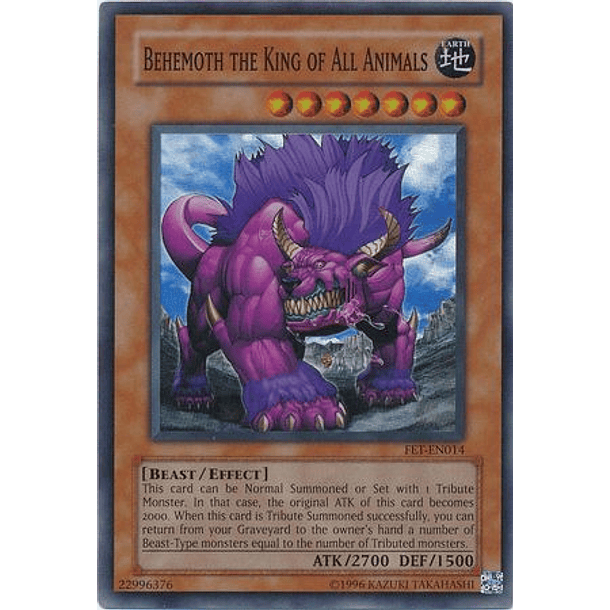 Behemoth the King of All Animals - FET-EN014 - Super Rare