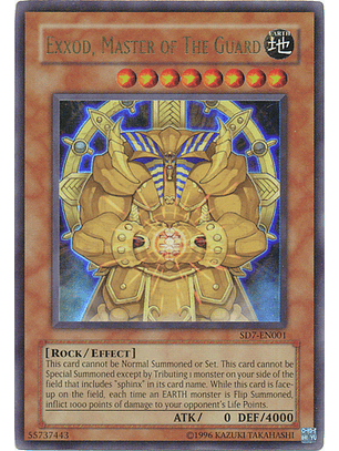 Exxod, Master of the Guard - SD7-EN001 - Ultra Rare 