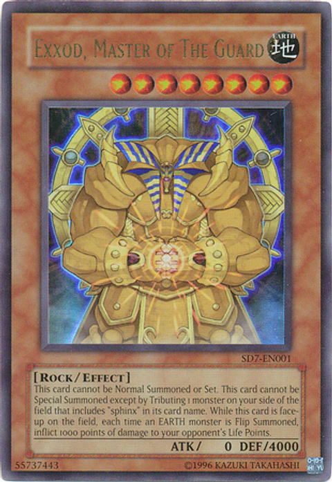 Exxod, Master of the Guard - SD7-EN001 - Ultra Rare 