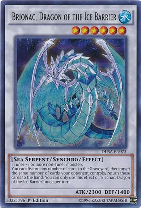 Brionac, Dragon of the Ice Barrier - DUSA-EN073 - Ultra Rare