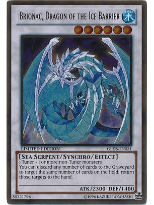Brionac, Dragon of the Ice Barrier - GLD5-EN031 - Gold Rare
