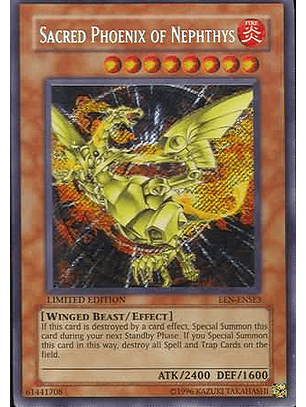 Sacred Phoenix of Nephthys - EEN-ENSE3 - Secret Rare