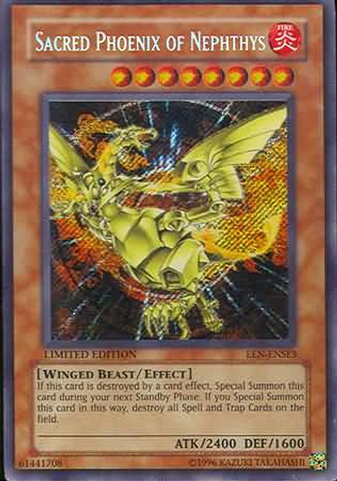 Sacred Phoenix of Nephthys - EEN-ENSE3 - Secret Rare