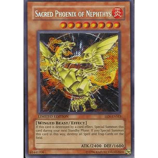 Sacred Phoenix of Nephthys - EEN-ENSE3 - Secret Rare