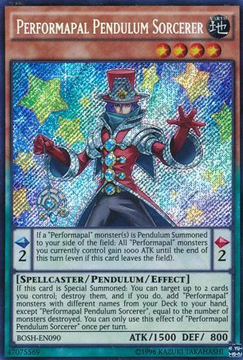 Performapal Pendulum Sorcerer - BOSH-EN090 - Secret Rare