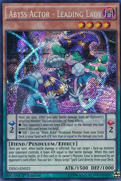 Abyss Actor - Leading Lady - DESO-EN021 - Secret Rare