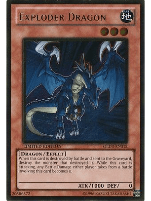 Exploder Dragon - GLD3-EN012 - Gold Rare