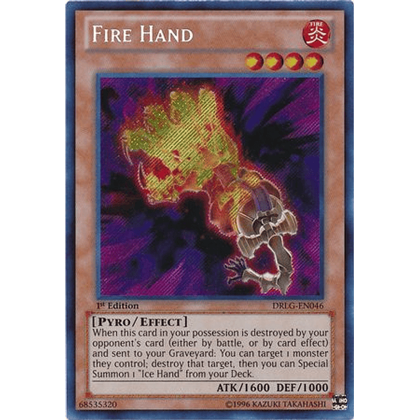 Fire Hand - DRLG-EN046 - Secret Rare 