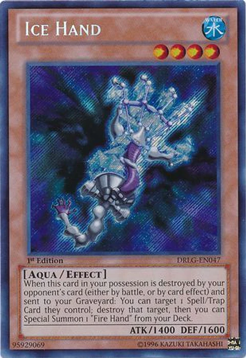 Ice Hand - DRLG-EN047 - Secret Rare 