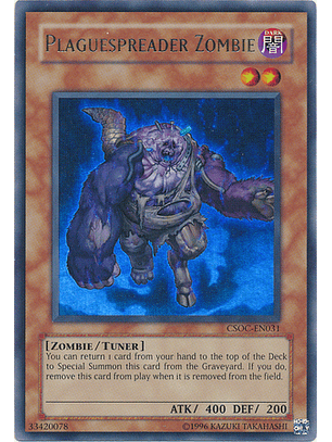 Plaguespreader Zombie - CSOC-EN031 - Ultra Rare