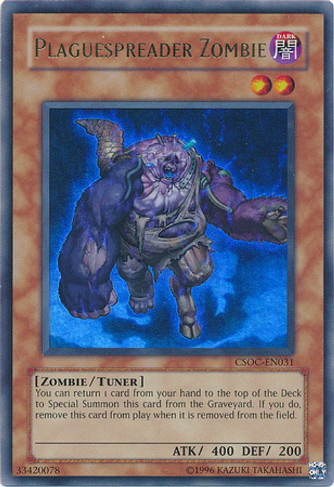 Plaguespreader Zombie - CSOC-EN031 - Ultra Rare