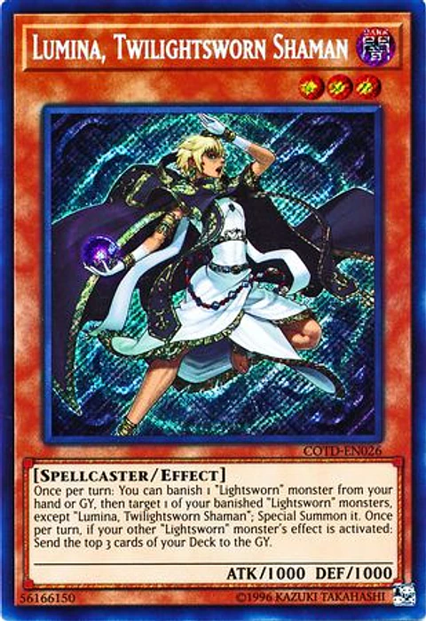 Lumina, Twilightsworn Shaman - COTD-EN026 - Secret Rare