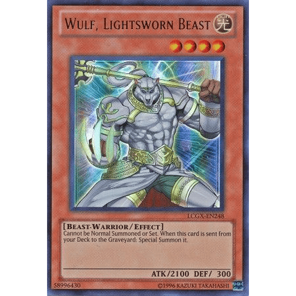 Wulf, Lightsworn Beast - LCGX-EN248 - Ultra Rare