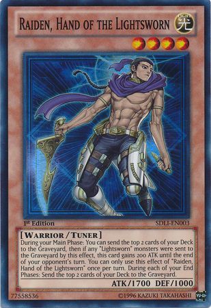 Raiden, Hand of the Lightsworn - SDLI-EN003 - Super Rare 1