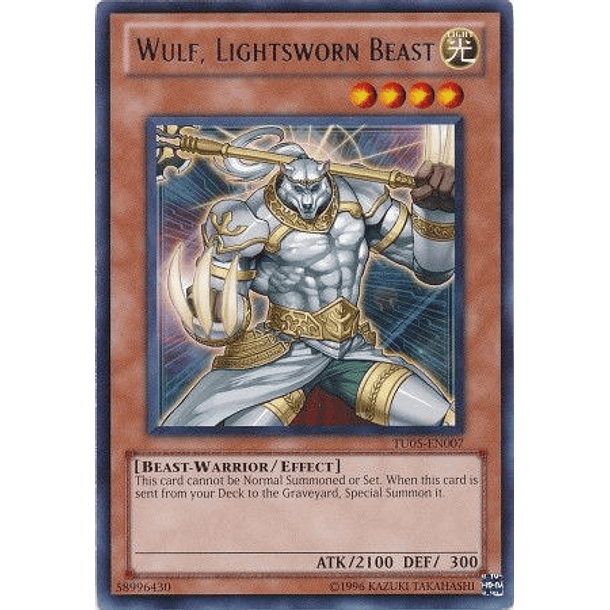 Wulf, Lightsworn Beast - TU05-EN007 - Rare