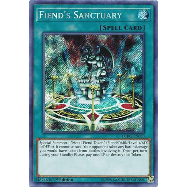 Fiend's Sanctuary - LCKC-EN030 - Secret Rare