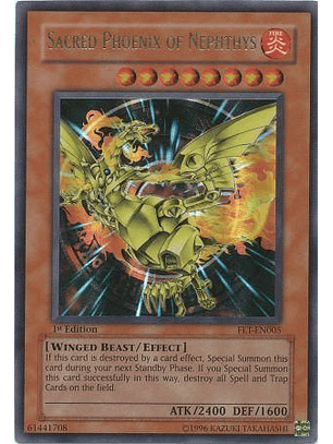 Sacred Phoenix of Nephthys - FET-EN005 - Ultra Rare 1st Edition