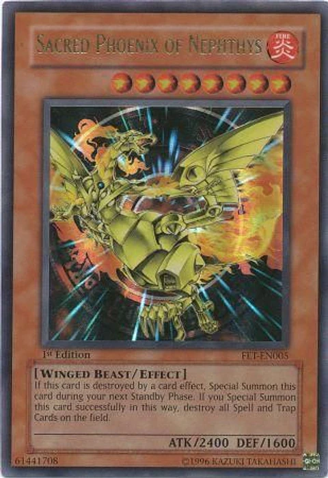Sacred Phoenix of Nephthys - FET-EN005 - Ultra Rare 1st Edition