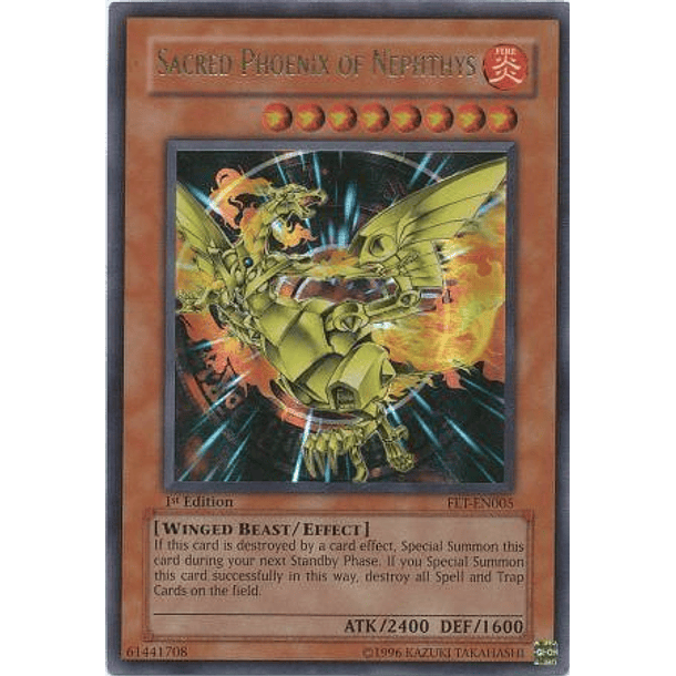 Sacred Phoenix of Nephthys - FET-EN005 - Ultra Rare 1st Edition