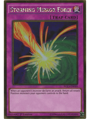 Storming Mirror Force - PGL3-EN099 - Gold Rare