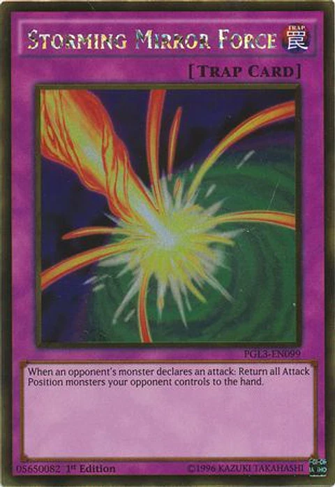 Storming Mirror Force - PGL3-EN099 - Gold Rare