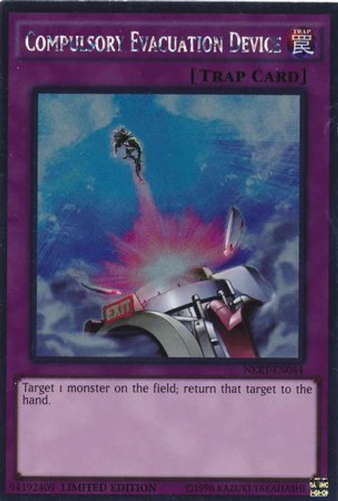 Compulsory Evacuation Device - NKRT-EN044 - Platinum Rare 