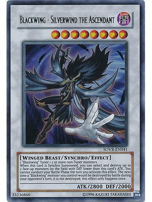 Blackwing - Silverwind the Ascendant - SOVR-EN041 - Ultra Rare