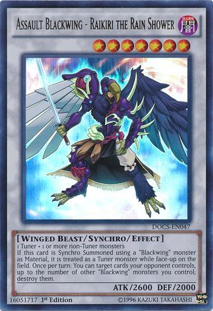 Assault Blackwing - Raikiri the Rain Shower - DOCS-EN047 - Ultra Rare 1