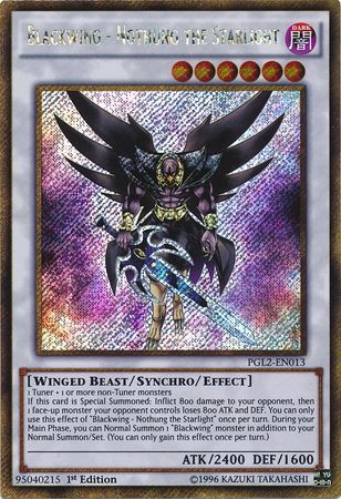 Blackwing - Nothung the Starlight - PGL2-EN013 - Gold Secret Rare 1