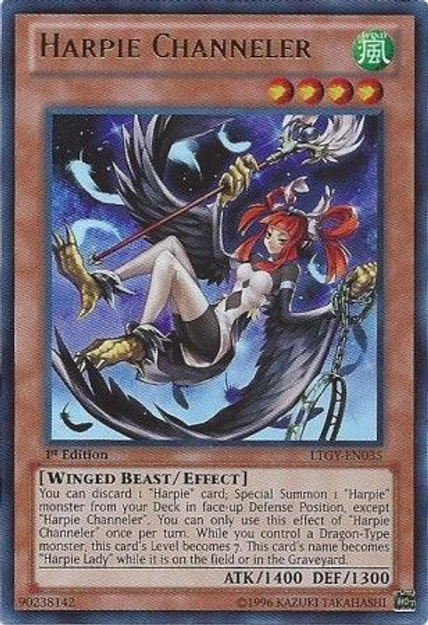 Harpie Channeler - LTGY-EN035 - Ultra Rare 1st Edition