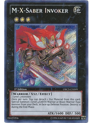 M-X-Saber Invoker - ORCS-EN099 - Secret Rare 
